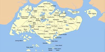 Peta Singapura negara