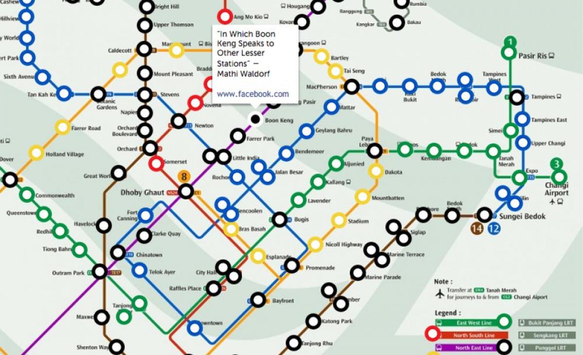 richard peta kereta api Singapura