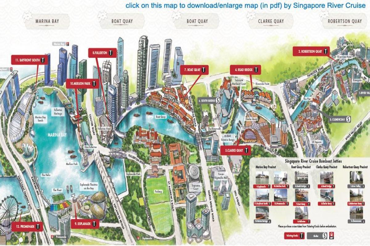 peta Singapura Pelayaran Sungai